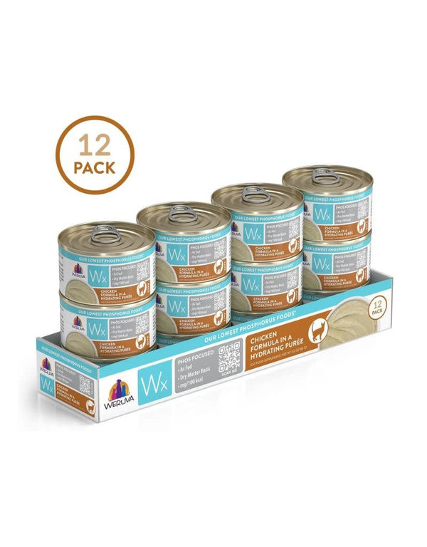 WERUVA WX Chicken Puree Cat Food Case 12/3OZ