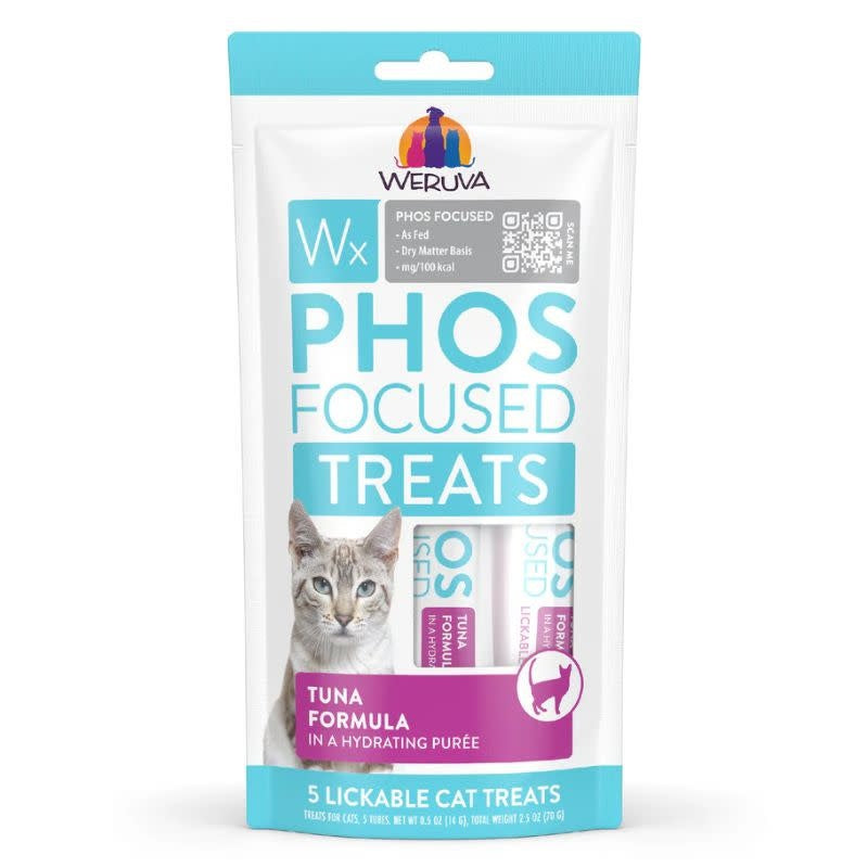 WERUVA WX Lickable Cat Treat Tuna 5 PK