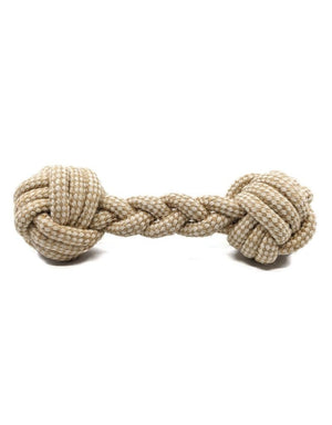 WILD MEADOW FARMS Lots of Knots Dog Toy Medium Bone