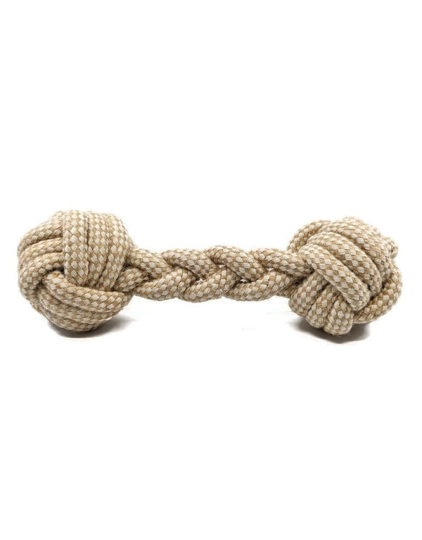 WILD MEADOW FARMS Lots of Knots Dog Toy Medium Bone