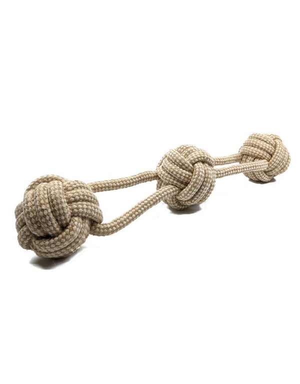 WILD MEADOW FARMS Lots of Knots Dog Toy The Triple