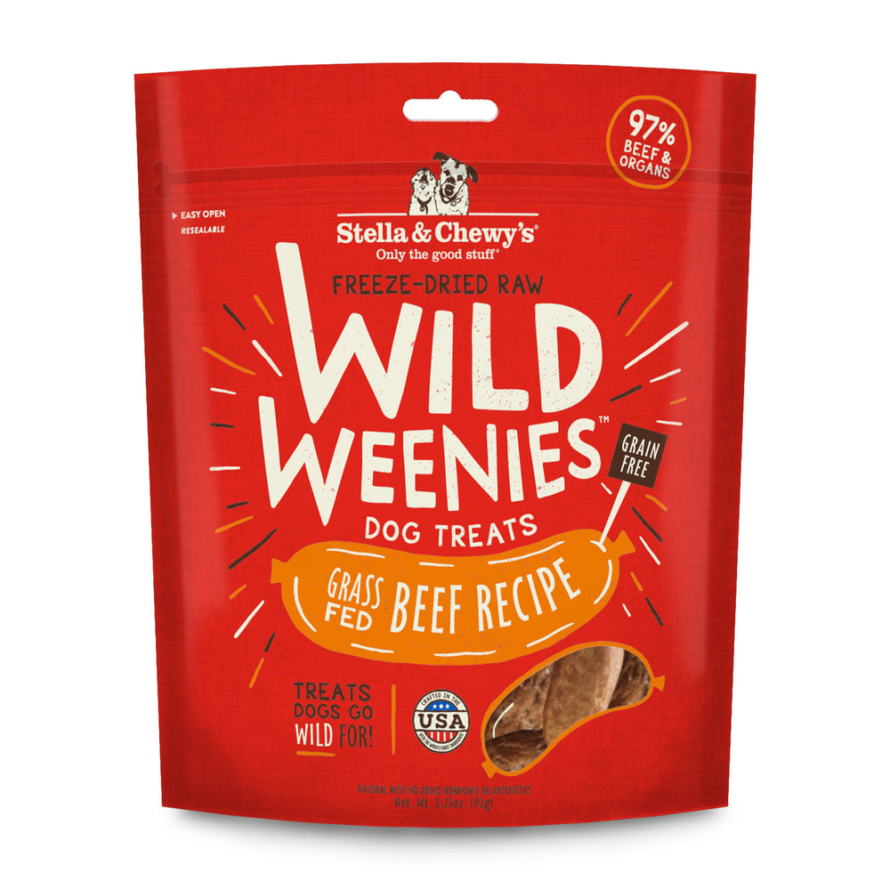 STELLA & CHEWY'S Wild Weenies Dog Treats 3.25 oz. Beef