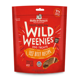 STELLA & CHEWY'S Wild Weenies Dog Treats 3.25 oz. Beef