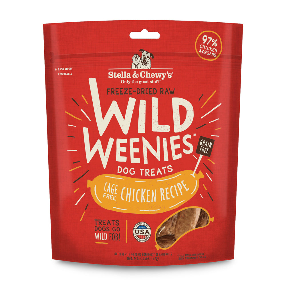 STELLA & CHEWY'S Chicken Wild Weenies Dog Treats 3.25 oz.