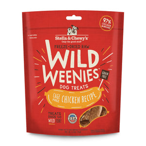 STELLA & CHEWY'S Chicken Wild Weenies Dog Treats 3.25 oz.