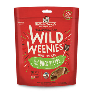 STELLA & CHEWY'S Duck Wild Weenies Dog Treats 3.25 oz.