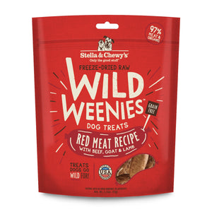 STELLA & CHEWY'S Red Meat Wild Weenies Dog Treats 3.25 oz.