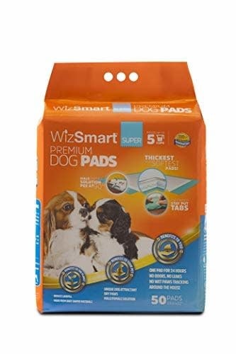 WIZSMART Dog Training Pads Super 50PK