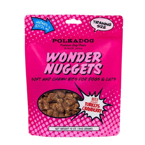 POLKA DOG Wonder Nuggets Treats Turkey 10oz