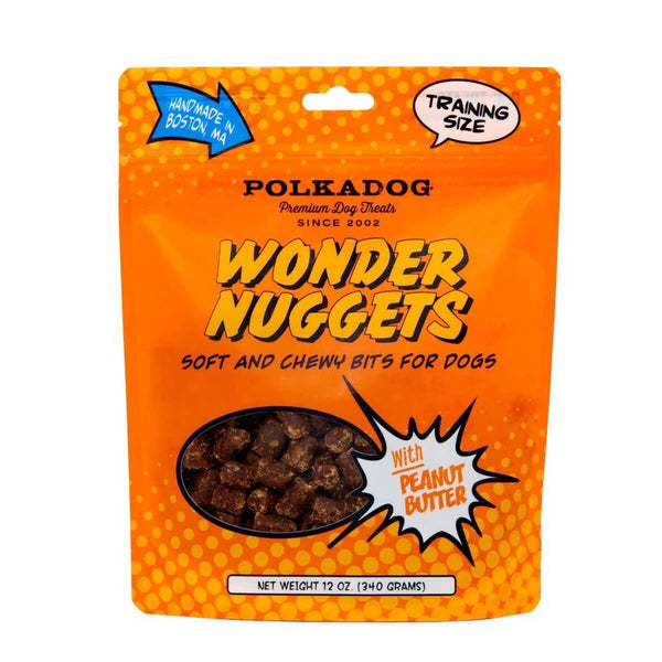 POLKA DOG Wonder Nuggets Treats Peanut Butter 10oz