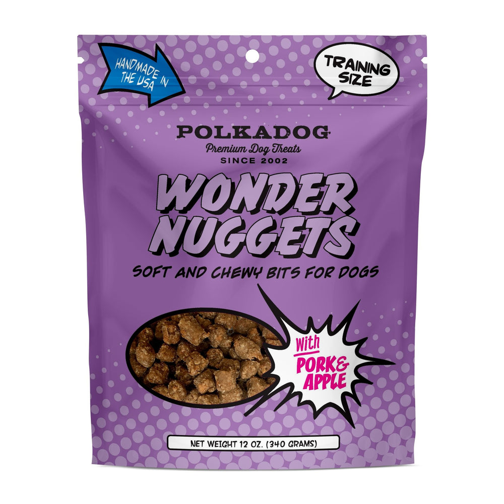 POLKA DOG Wonder Nuggets Pork & Apple 10oz
