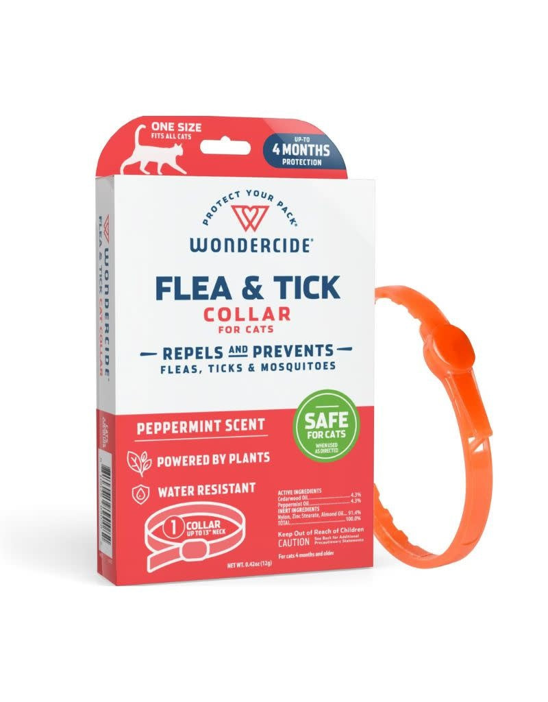 WONDERCIDE Flea Tick Cat Collar Peppermint
