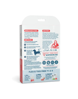 WONDERCIDE Flea Tick Dog Spot On Peppermint
