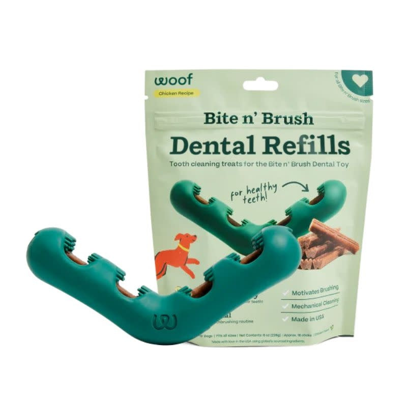 WOOF DOG Bite N Brush Dental Refills 18 Pack
