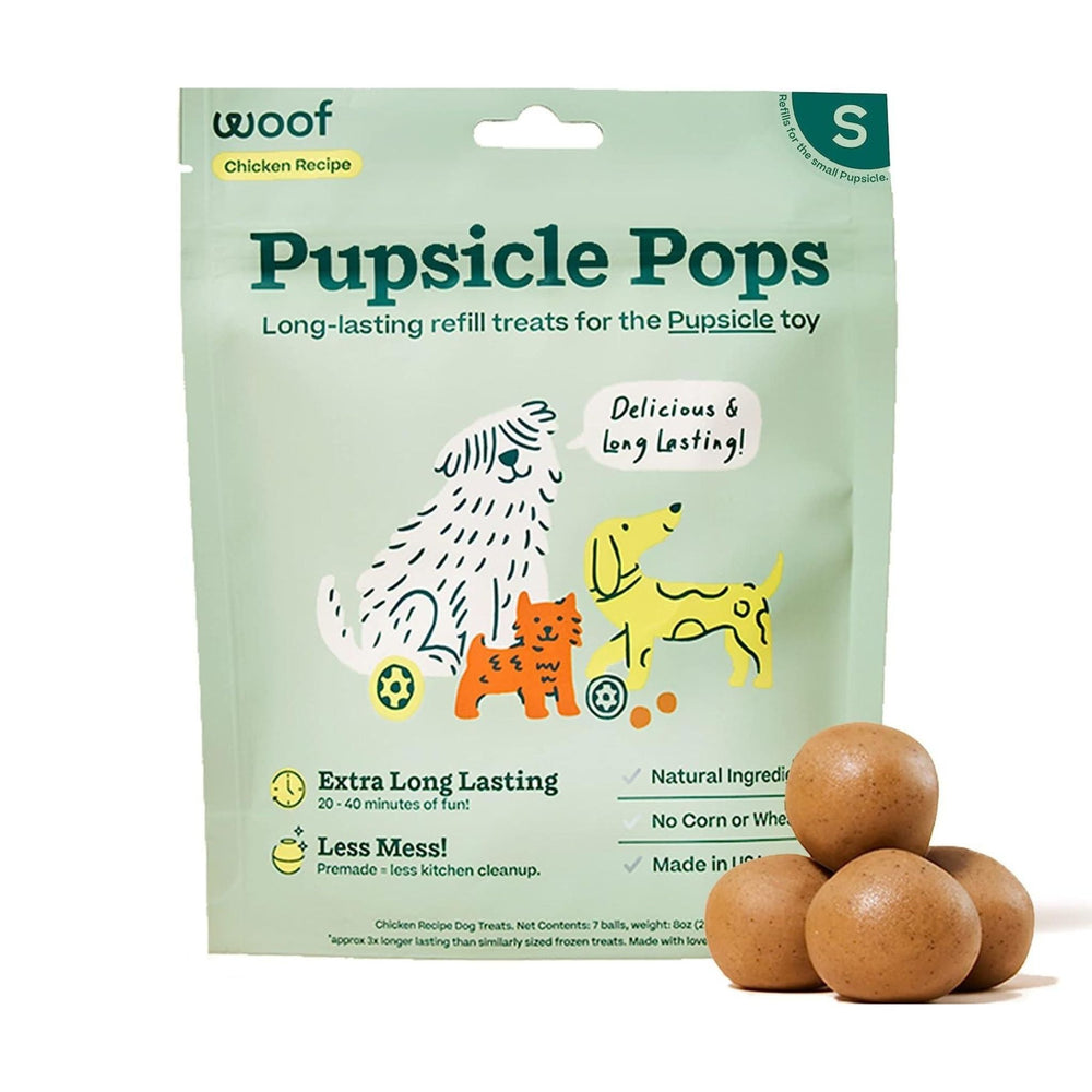 WOOF Dog Pupsicle Pops Chicken Peanut Butter