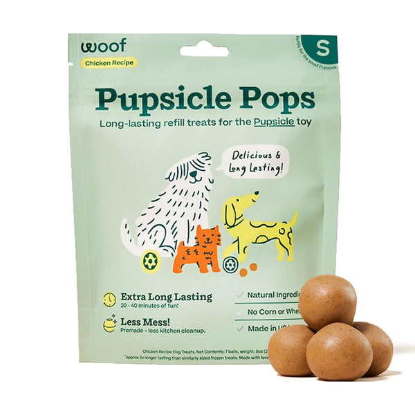 WOOF Dog Pupsicle Pops Chicken Peanut Butter