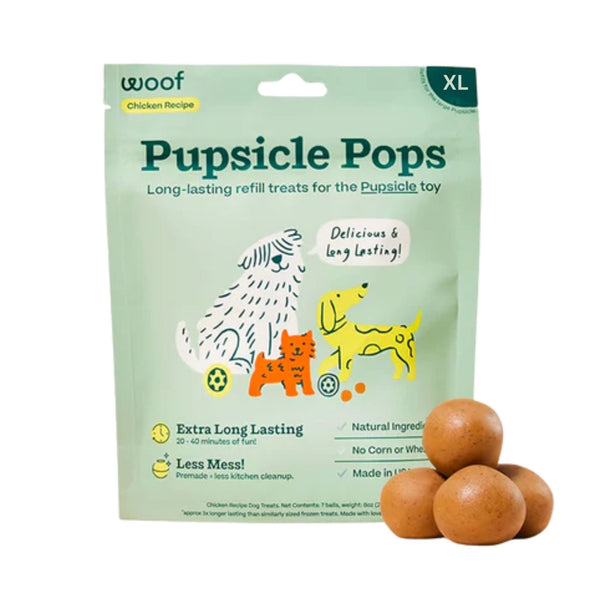 WOOF Dog Pupsicle Pops Chicken Peanut Butter