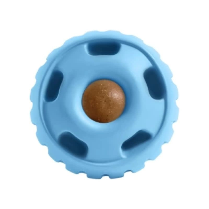 WOOF Dog Pupsicle Toy Blue