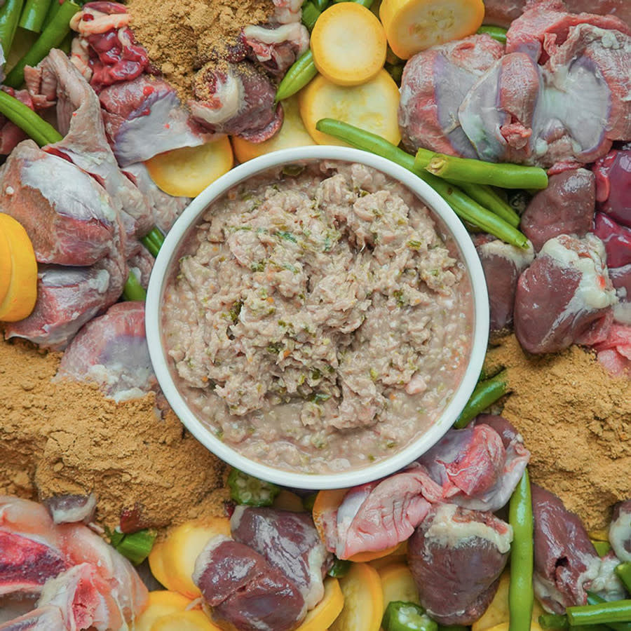 OMA'S PRIDE Frozen Dog Woof Complete Grab n Go Turkey 1 LB