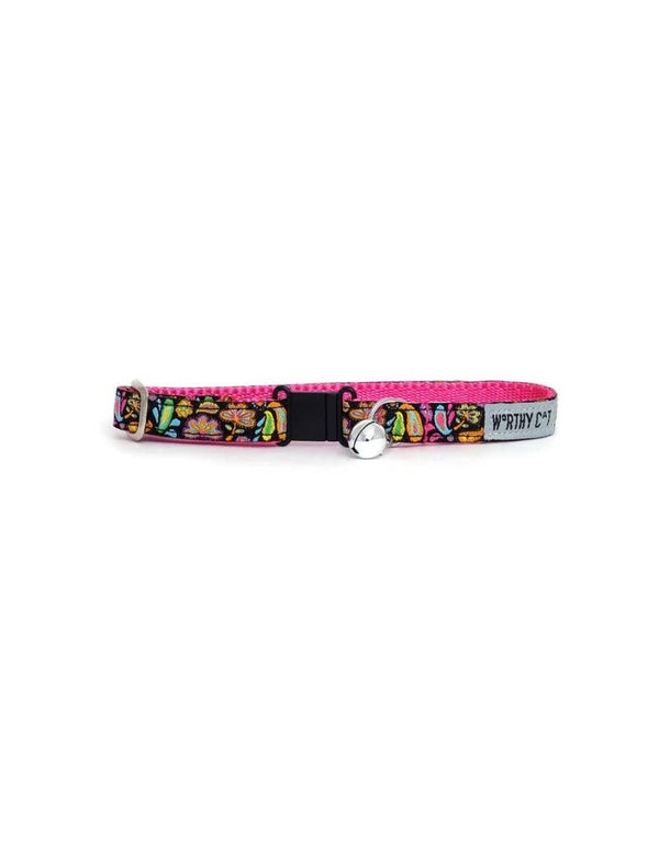 WORTHY DOG  Cat Collar Paisley Floral