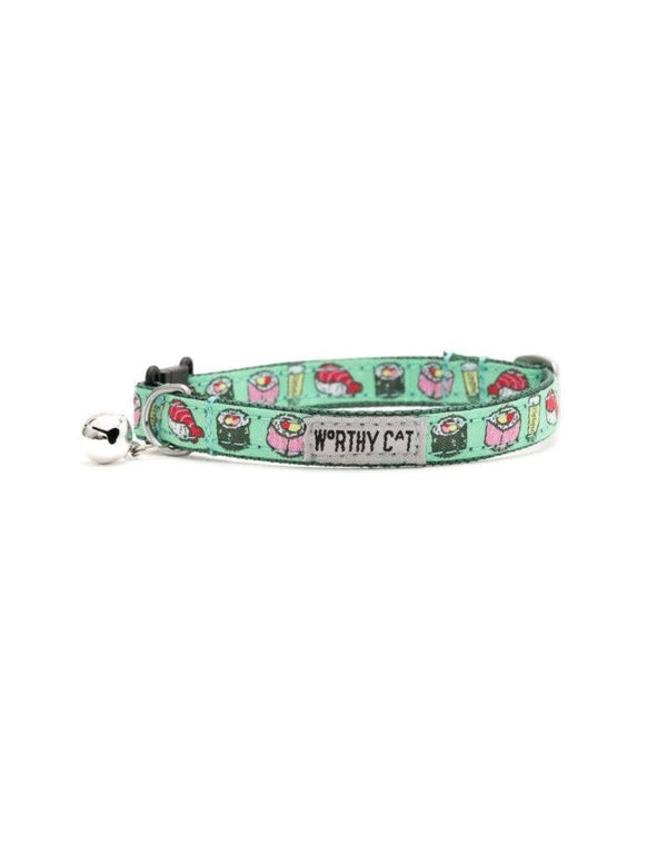 WORTHY DOG Cat Collar Sushi