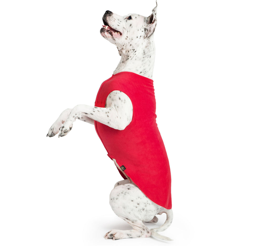 GOLD PAW Stretch Fleece Red