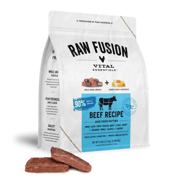 VITAL ESSENTIALS Fusion Raw Frozen Dog Food 6 lb.