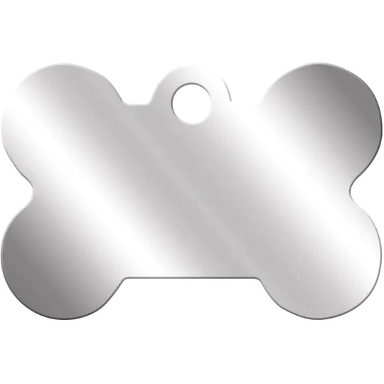 Tag Chrome Plated Brass Bone