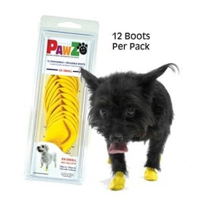 PAWZ Waterproof Rubber Dog Boots Classic Colors