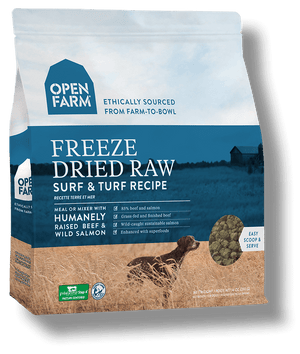 OPEN FARM Freezedried Dog Food Surf & Turf