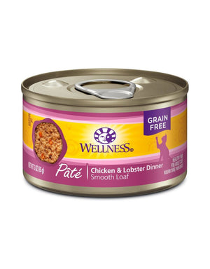 WELLNESS Chicken and Lobster Canned Cat Food