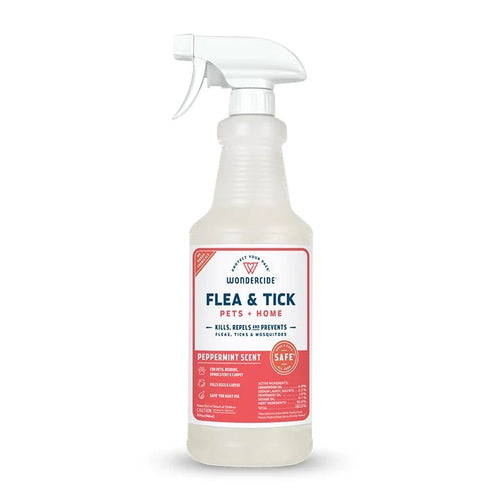 WONDERCIDE Flea and Tick Spray Pets + Home Peppermint