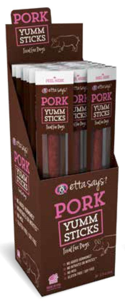 ETTA SAYS Pork Yumm Stick Single Dog Treat