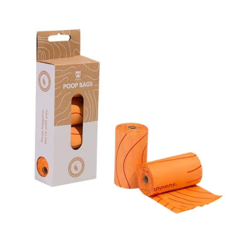ZEE.DOG Compostable Poop Bags 4pk Orange