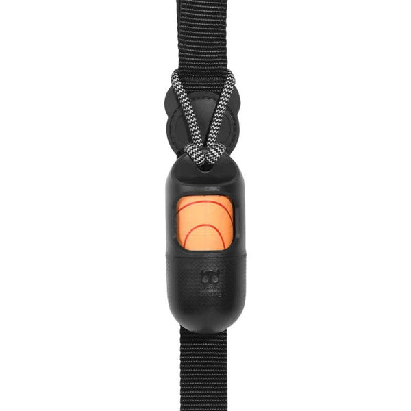 ZEE.DOG Poop Bag Dispenser with Compostable Bags Black