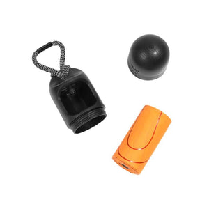 ZEE.DOG Poop Bag Dispenser with Compostable Bags Black