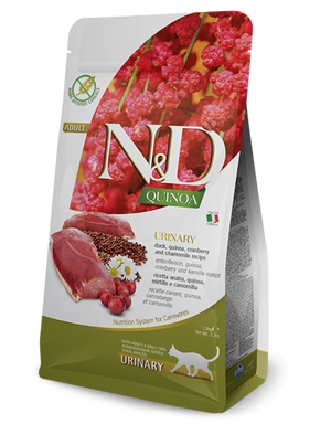 FARMINA Natural & Delicious Quinoa and Duck Urinary Formula Dry Cat Food