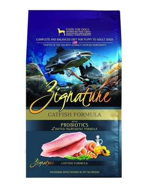 ZIGNATURE Catfish LID Grain-Free & Potato-Free Dry Dog Food