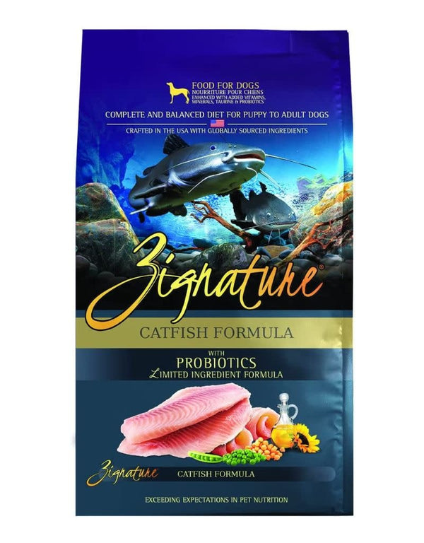 ZIGNATURE Catfish LID Grain-Free & Potato-Free Dry Dog Food