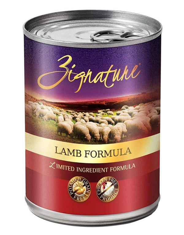 ZIGNATURE Lamb Grain-Free & Potato-Free Canned Dog Food 13 OZ