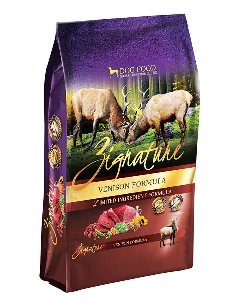 ZIGNATURE LID Grain-Free & Potato-Free Venison  Dry Dog Food