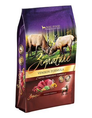 ZIGNATURE LID Grain-Free & Potato-Free Venison  Dry Dog Food