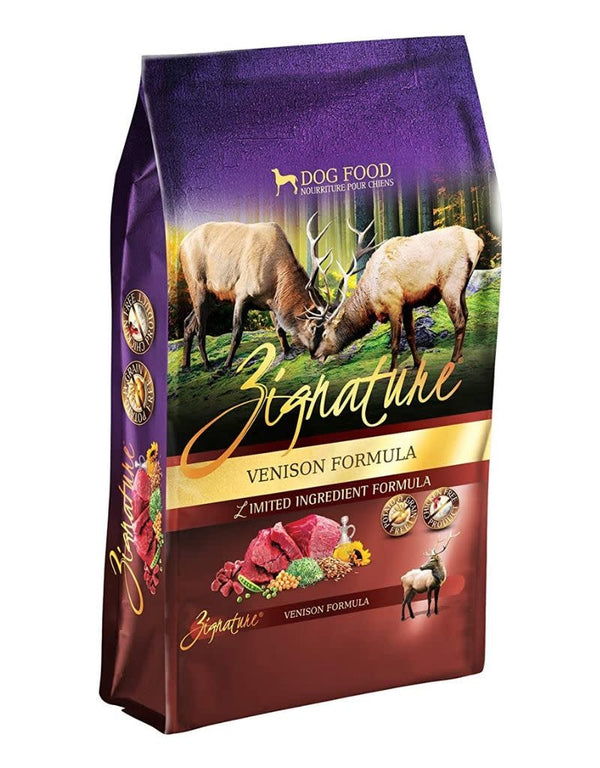 ZIGNATURE LID Grain-Free & Potato-Free Venison  Dry Dog Food