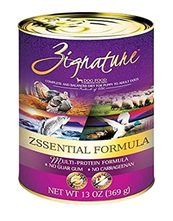 ZIGNATURE Zssential Grain-Free & Potato-Free Canned Dog Food Case 12/13 OZ
