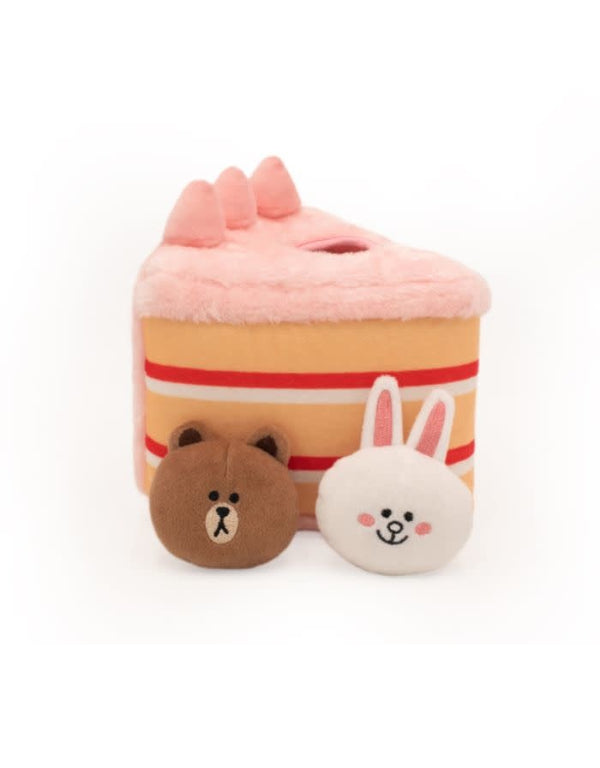 ZIPPY PAWS Line Friends Cake Burrow