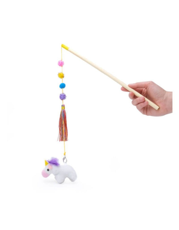ZIPPYCLAWS Zippy Stick Cat Toy Unicorn