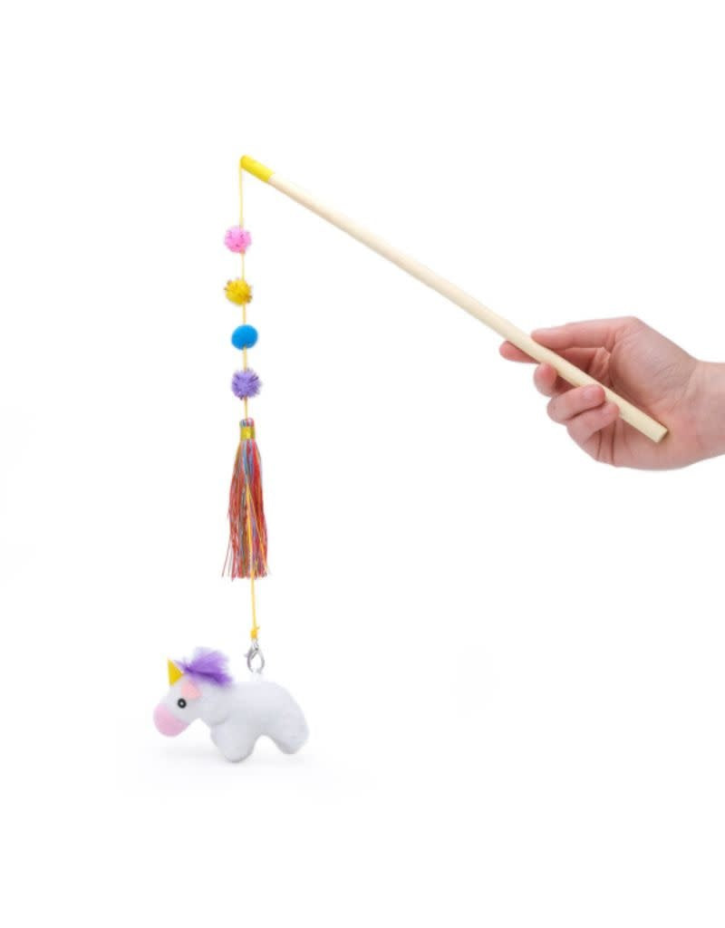 ZIPPYCLAWS Zippy Stick Cat Toy Unicorn