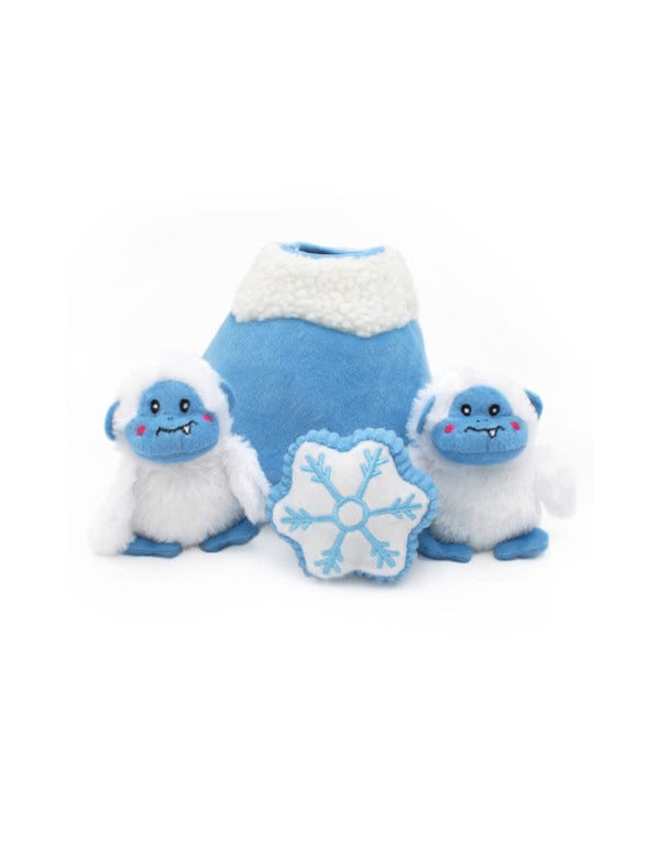 ZIPPYPAWS Holiday Burrow Yeti Mountain