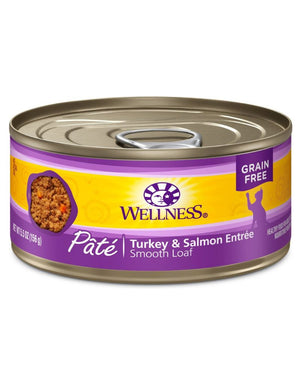 WELLNESS Turkey and Salmon Canned Cat Food