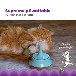 CATSTAGES 2-in-1 Spring Toy Cat Toy and Cat Ball Track Topper